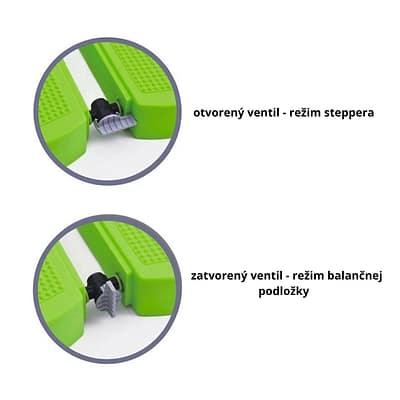 Movin’ Step - stepper a balančnápodložka (4) - AEROBIC.sk Movin’ Step - stepper a balančnápodložka