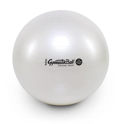 Fitlopta GymnastikBall MAXAFE 65 cm - biela perleť
